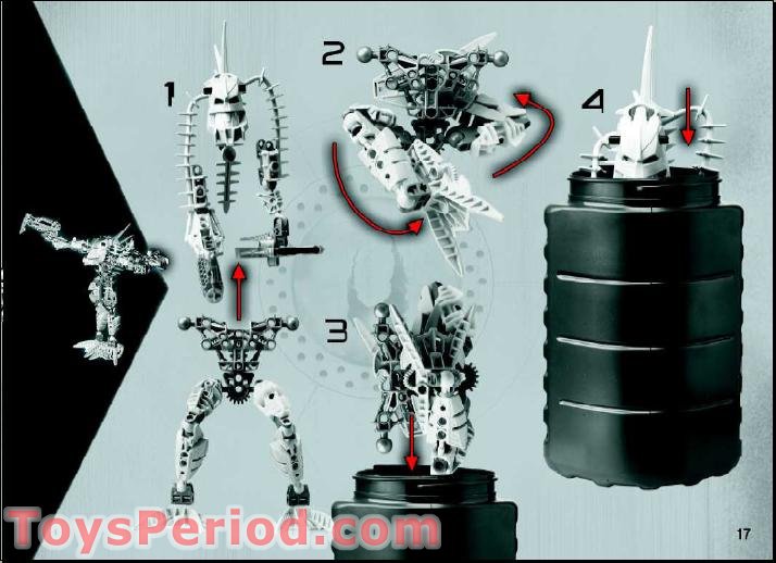 LEGO 8905 Thok Instructions and Parts List