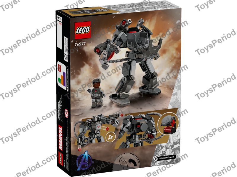 LEGO 76277 War Machine Mech Armor Set Parts List