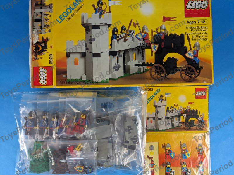 LEGO 6062 Battering Ram Vintage 80s Black Falcons Castle Set Image