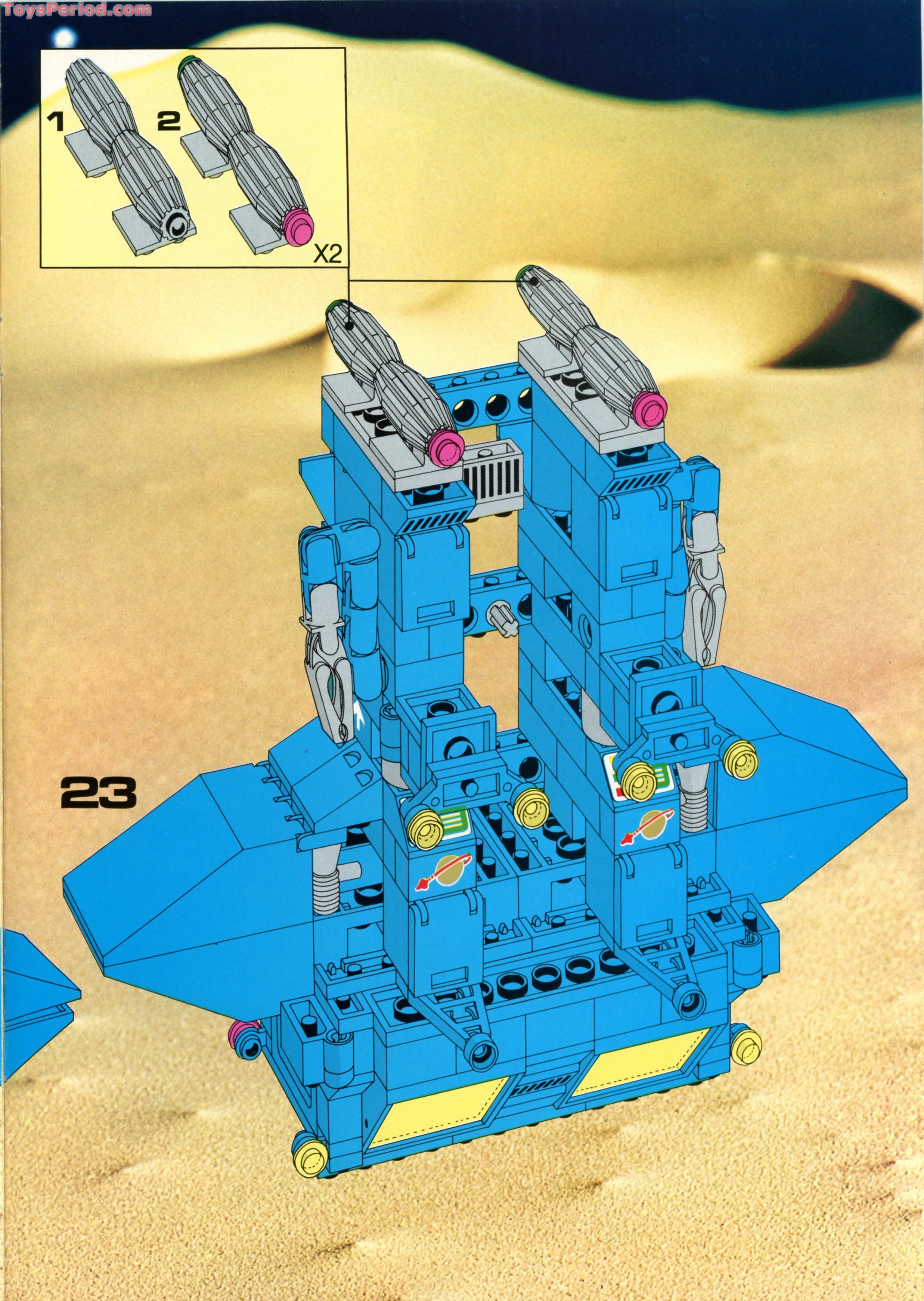 LEGO 6951 Robot Command Center Instructions and Parts List