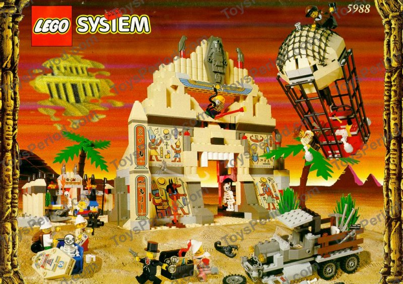 LEGO 5988 Pharaoh's Forbidden Ruins Instructions and Parts List