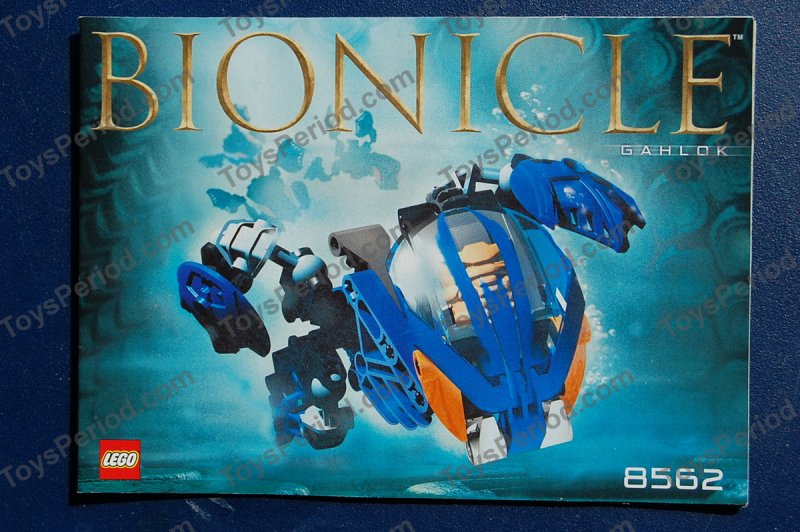 LEGO 8562 Gahlok Instructions and Parts List