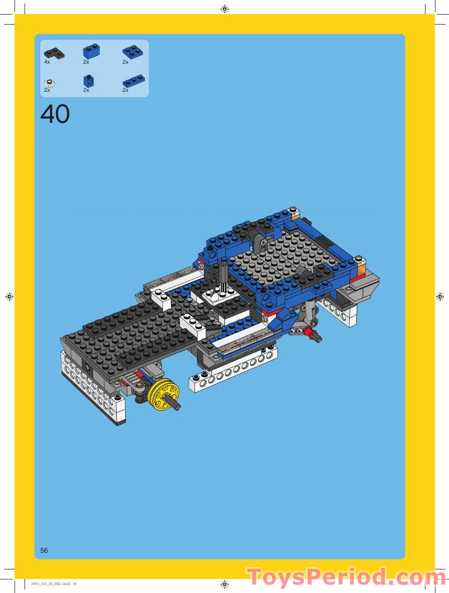LEGO 5893 Offroad Power Instructions and Parts List