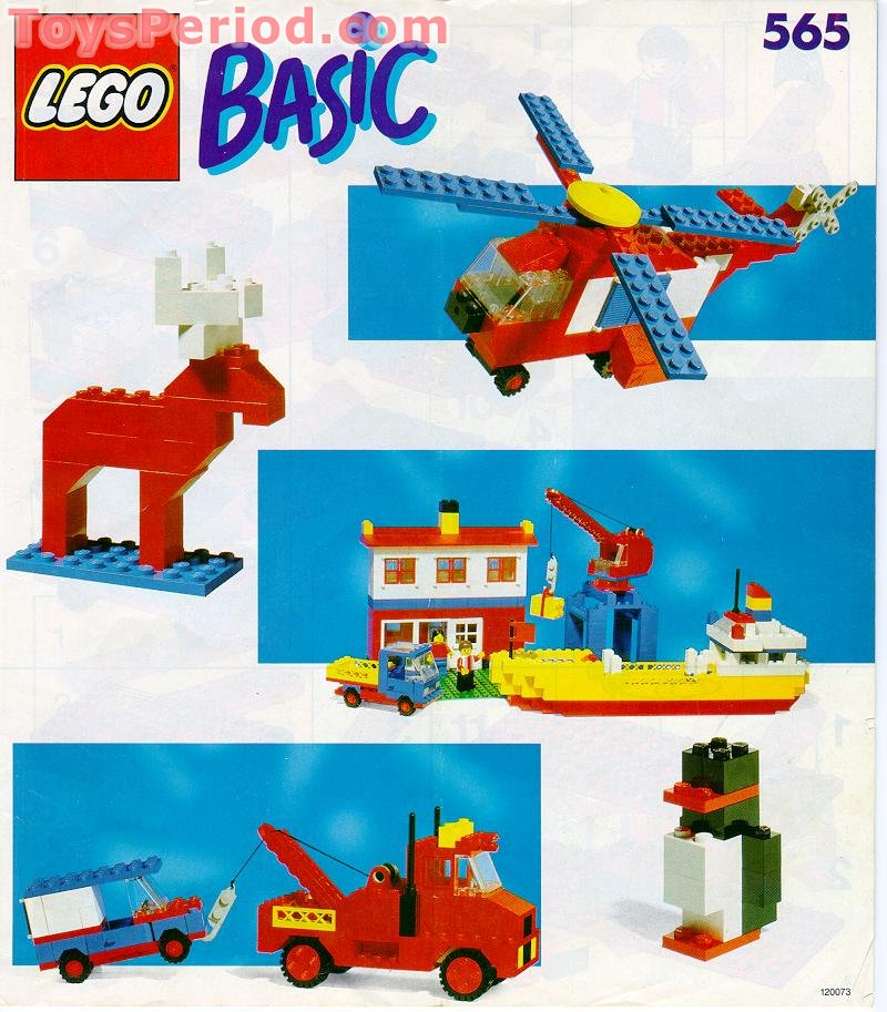 LEGO 565-2 Build-N-Store Chest, 5 Plus Instructions and Parts List