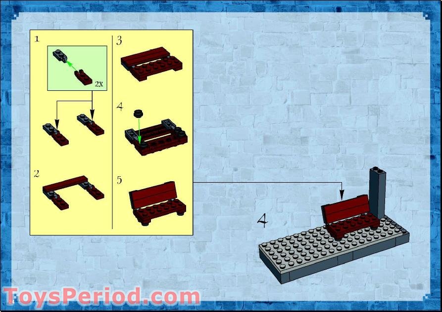 LEGO 4758 Hogwarts Express (2nd Edition) Instructions and Parts List
