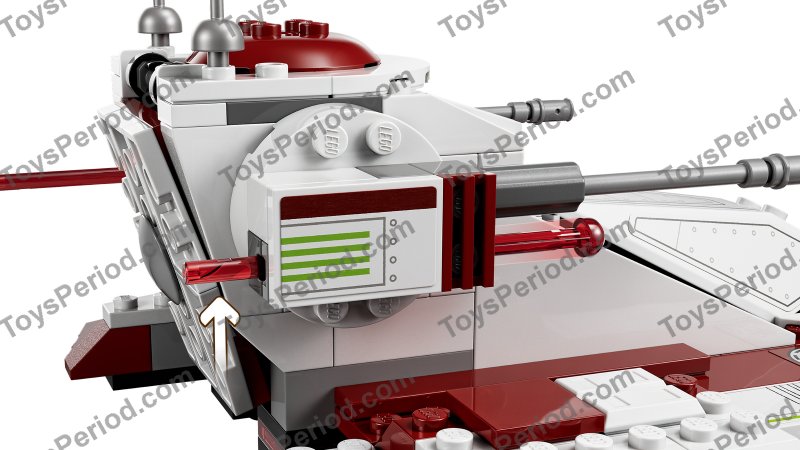 LEGO 75342 Republic Fighter Tank Set Parts List