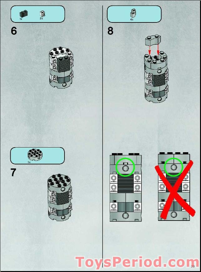 LEGO 7658 YWing Fighter Set Parts Inventory and Instructions LEGO