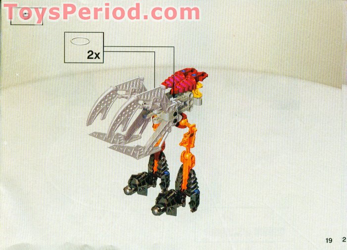 LEGO 8744 Visorak Oohnorak Instructions and Parts List