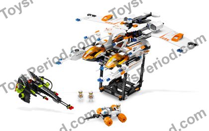 LEGO 7644 MX-81 Hypersonic Operations Aircraft Instructions and