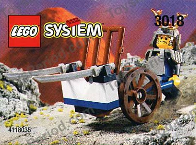 LEGO 3018 Mini Siege-Cart Ninja Instructions and Parts List