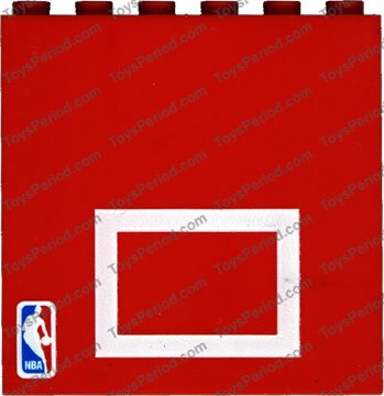 LEGO Sets with Part 3754pb05 Brick 1 x 6 x 5 with NBA Logo and ...