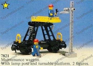 LEGO 7821 Overhead Gantry and Lighting Maintenance Wagon