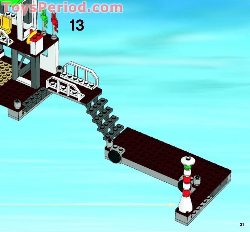 LEGO 4644 Marina Instructions and Parts List