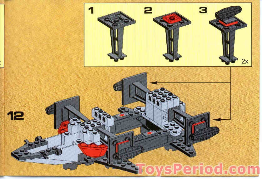 LEGO 3039pb014 @@ Slope 45 2 x 2 Horizon Indicator Pattern @ 6897 6957 6984 7181