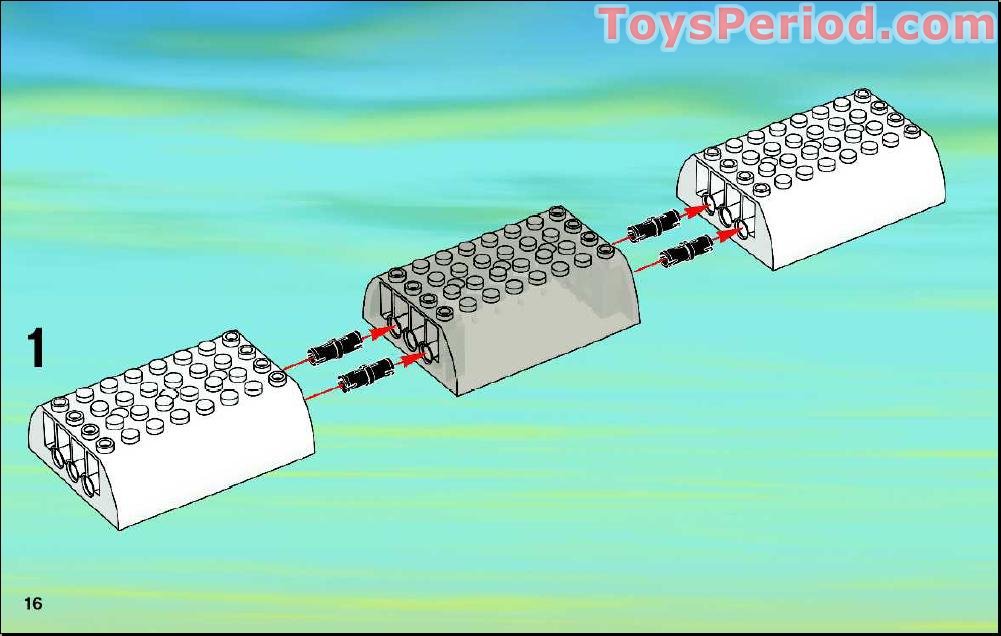 LEGO 7897 Passenger Train Instructions and Parts List