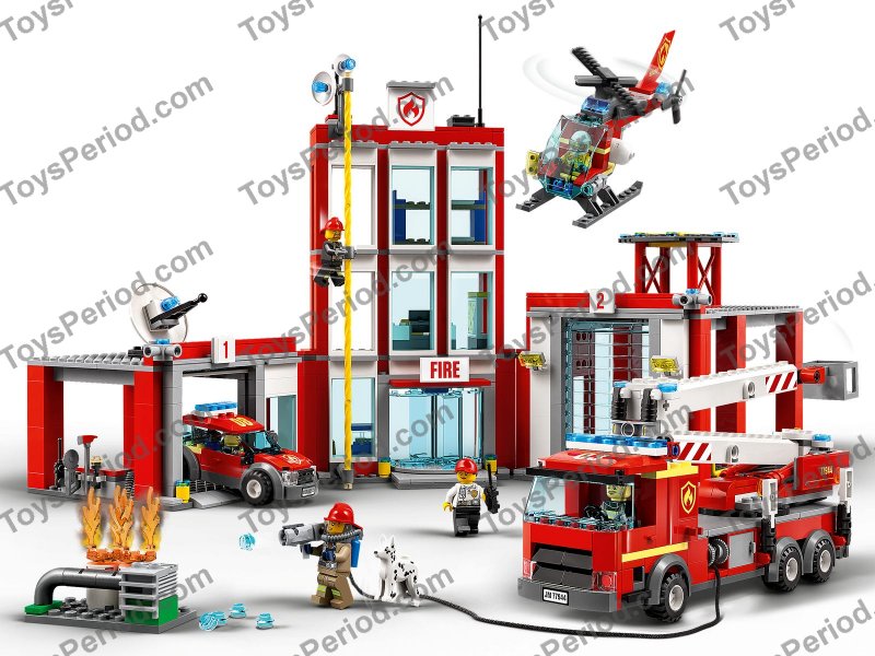 LEGO 77944 Fire Station Headquarters Set Parts List