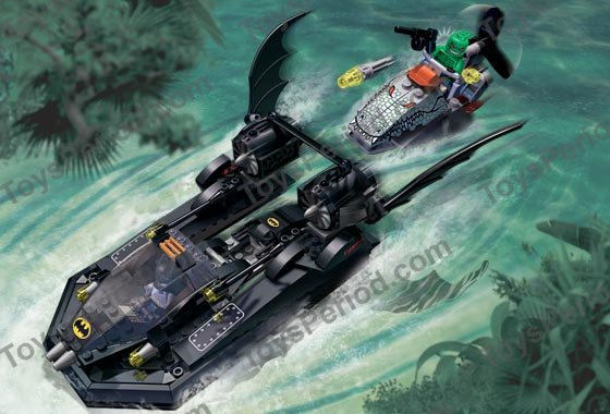 LEGO 7780 The Batboat: Hunt for Killer Croc Set Parts 