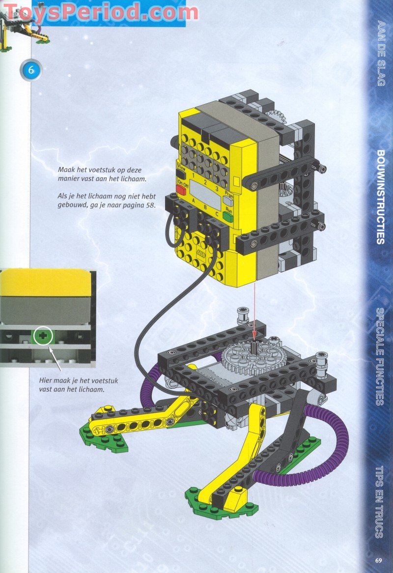 LEGO 3803 Robotics Invention System 1.5 Upgrade Kit Instructions and ...