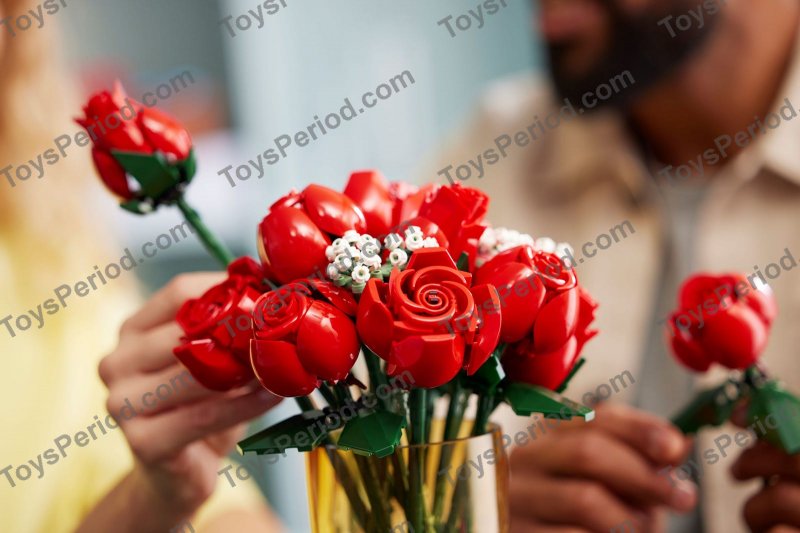 LEGO 10328 Bouquet of Roses Set Parts List