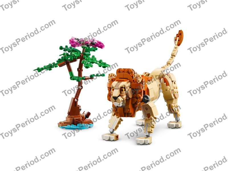 LEGO 31150 Wild Safari Animals Set Parts List
