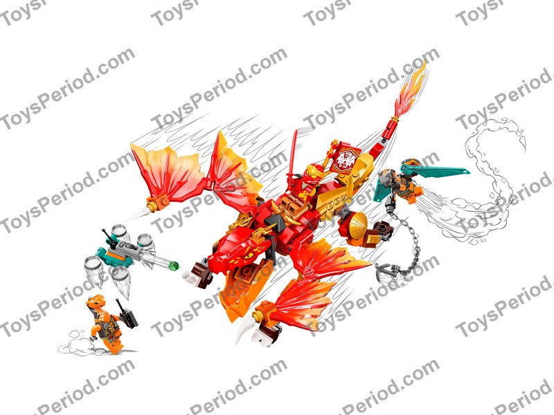 LEGO 71762 Kai's Fire Dragon EVO Set Parts List