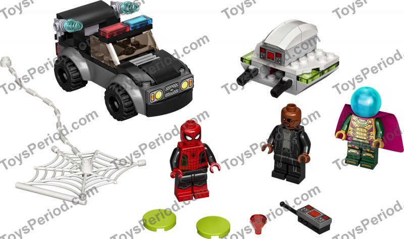 LEGO 76184 Spider-Man vs. Mysterio's Drone Attack Set Parts List