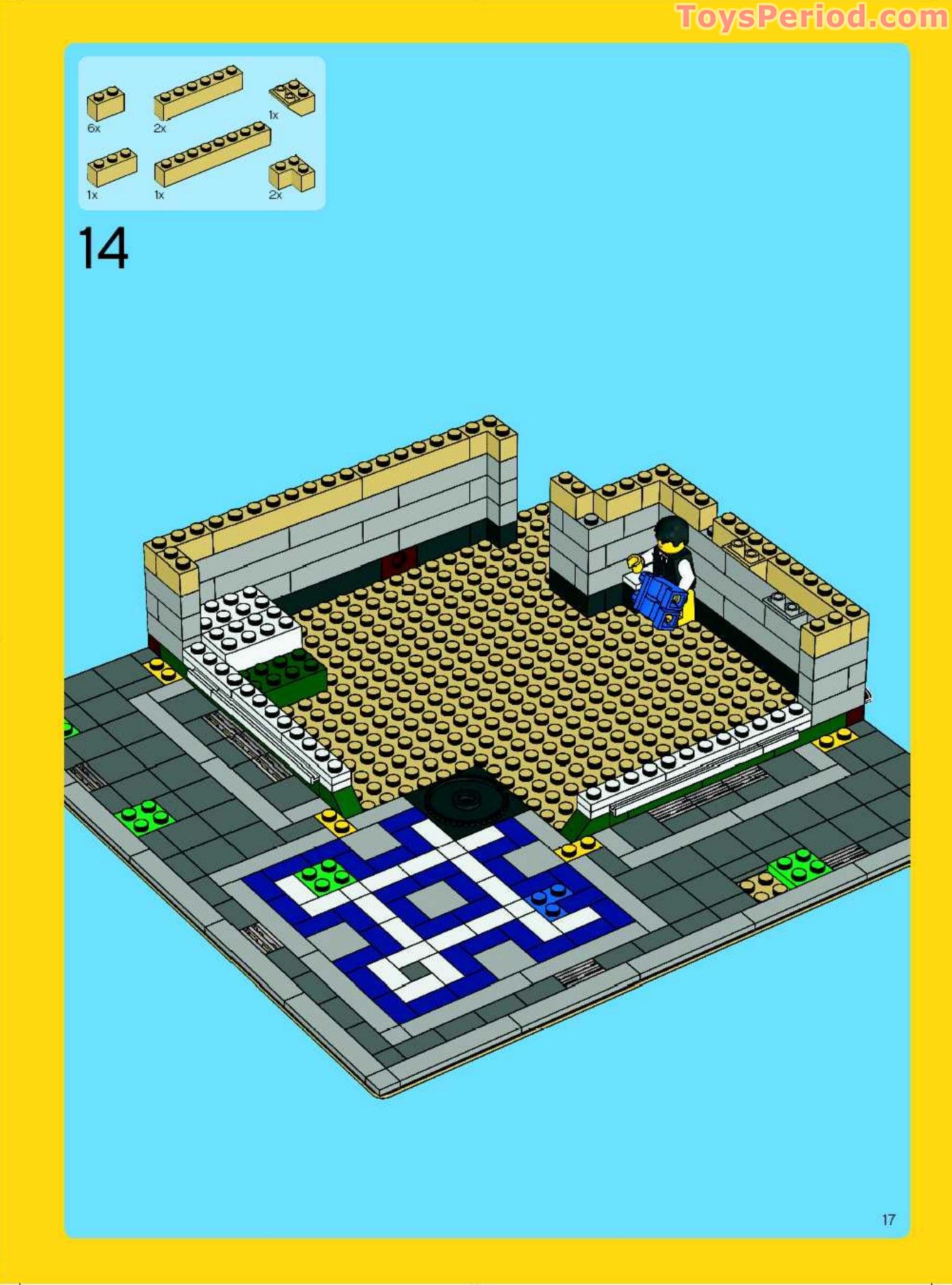LEGO 10211 Grand Emporium Instructions and Parts List