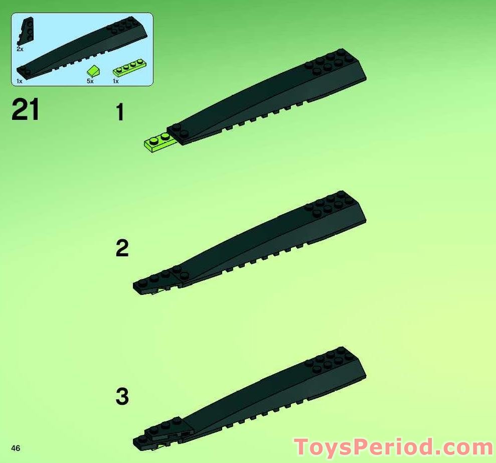 LEGO 7646 ETX Alien Infiltrator Instructions and Parts List