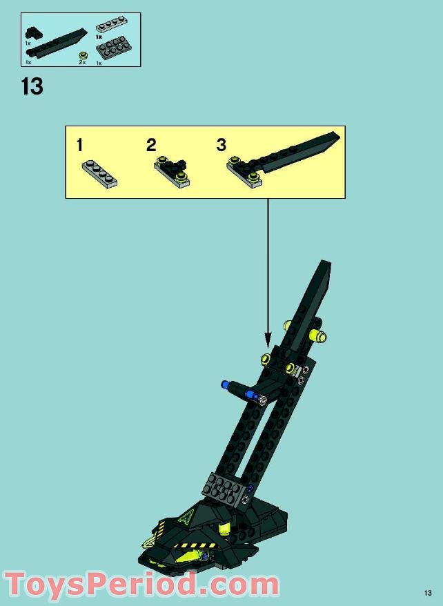LEGO 7713 Bridge Walker vs. White Lightning Instructions and