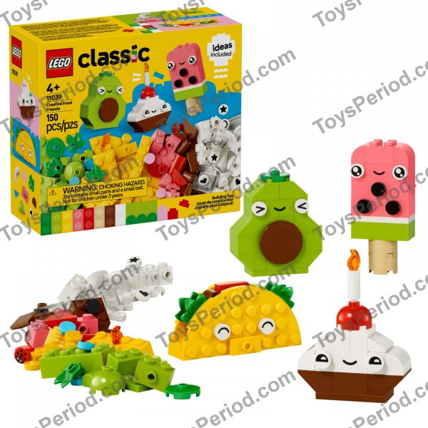 LBJ出品 LEGO 11039 Creative Food Friends Set Parts List