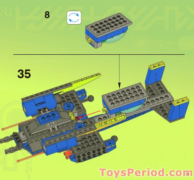 LEGO 7067 Jet-Copter Encounter Instructions and Parts List