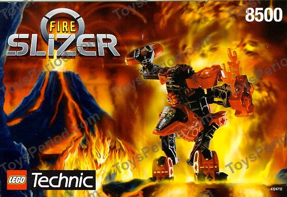 LEGO 8500 Fire Slizer Instructions and Parts List