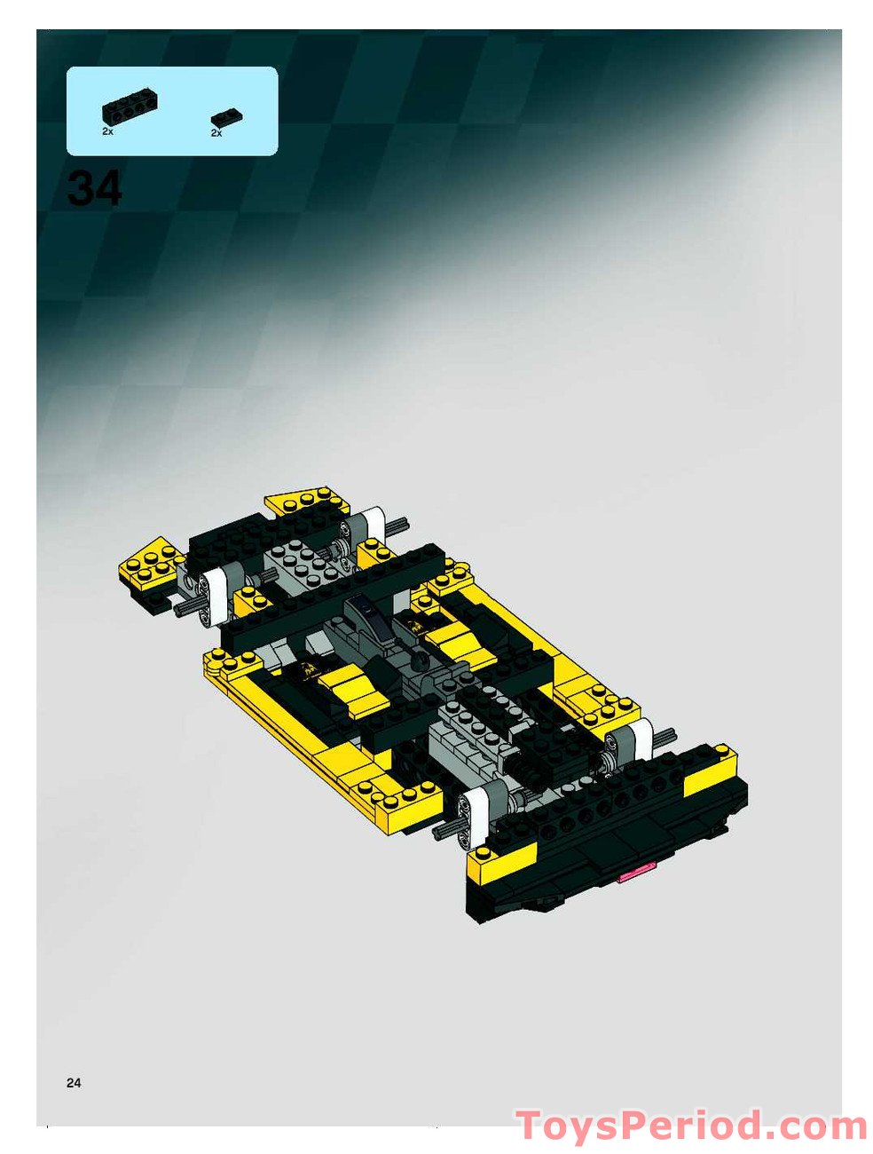 LEGO 8169 Lamborghini Gallardo LP 560-4 Instructions and Parts List