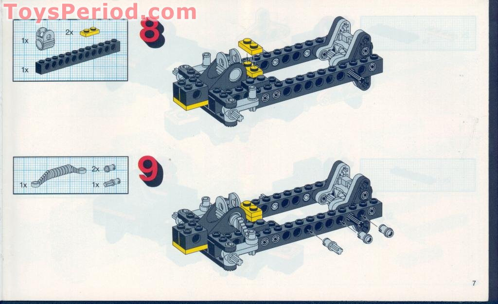 LEGO 8818 Baja Blaster Instructions and Parts List