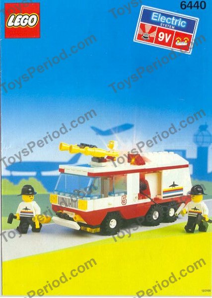 LEGO 6440 Jetport Fire Squad Instructions and Parts List
