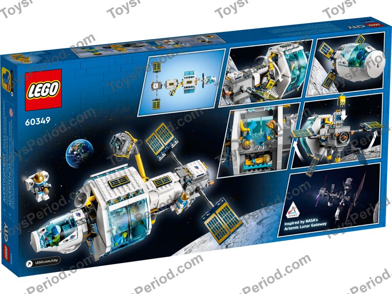 LEGO 60349 Lunar Space Station Set Parts List