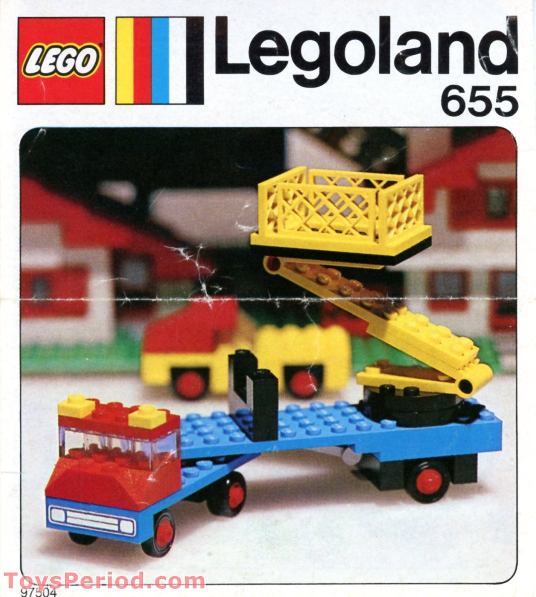 Lego 65521 LEGO 655-1 Mobile Hydraulic Joist Instructions and Parts List