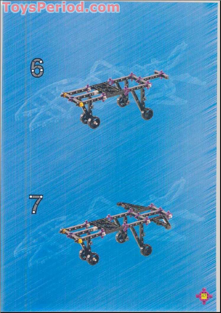 LEGO 3551 Dino-Jet Instructions and Parts List