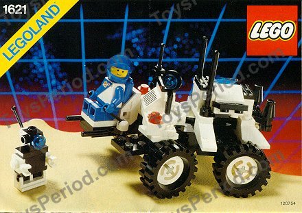 LEGO 1621 Lunar MPV Vehicle Instructions and Parts List