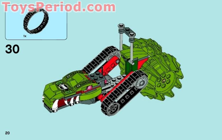 【新品未開封】　clan caiman レコード LEGO 70001 Crawley's Claw Ripper Instructions and Parts List