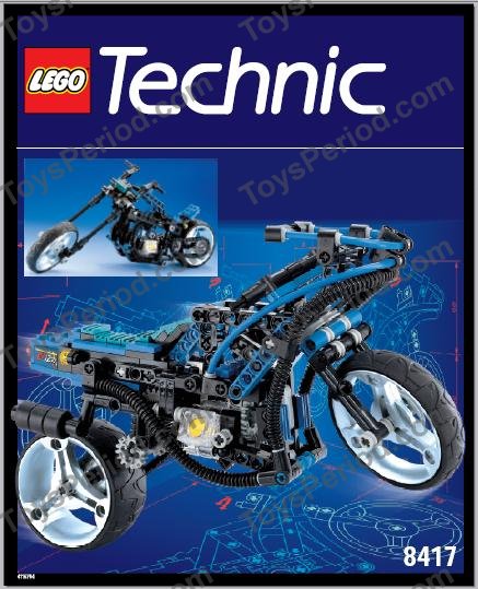LEGO 8417 Mag Wheel Master Instructions and Parts List