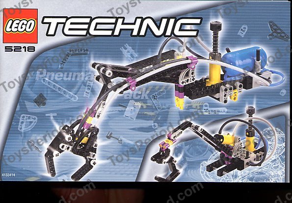 LEGO 5218 Pneumatic Pack Instructions and Parts List