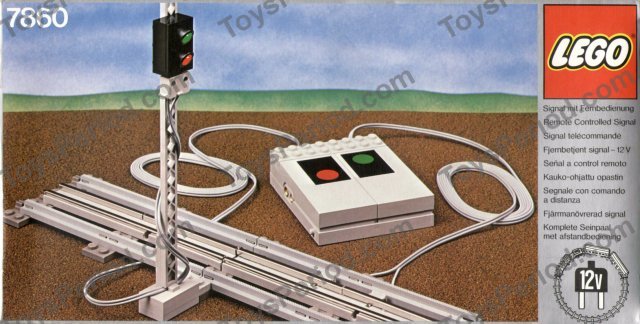 Lego 12 V Eisenbahn Signal 7860