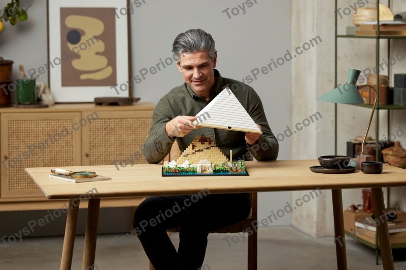 LEGO 21058 The Great Pyramid of Giza Set Parts List