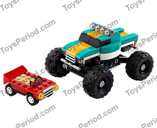 LEGO 31101 Monster Truck Set Parts List
