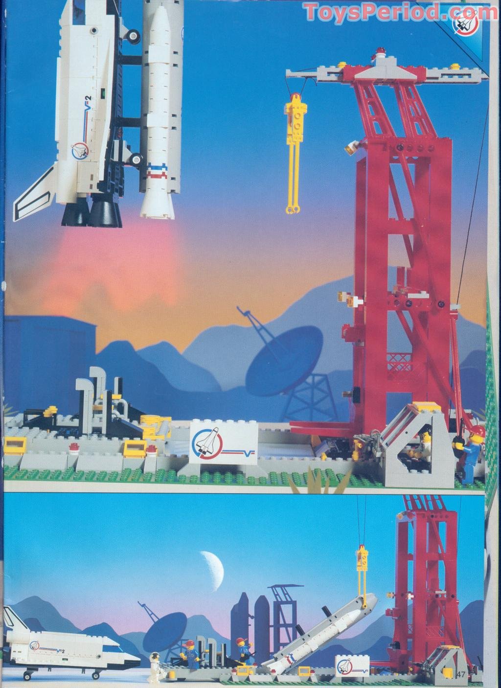 LEGO 6339 Shuttle Launch Pad Set Parts Inventory and Instructions LEGO Reference Guide