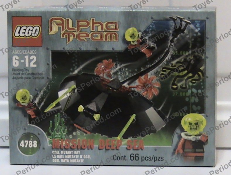 LEGO 4788 Ogel Mutant Ray Instructions and Parts List