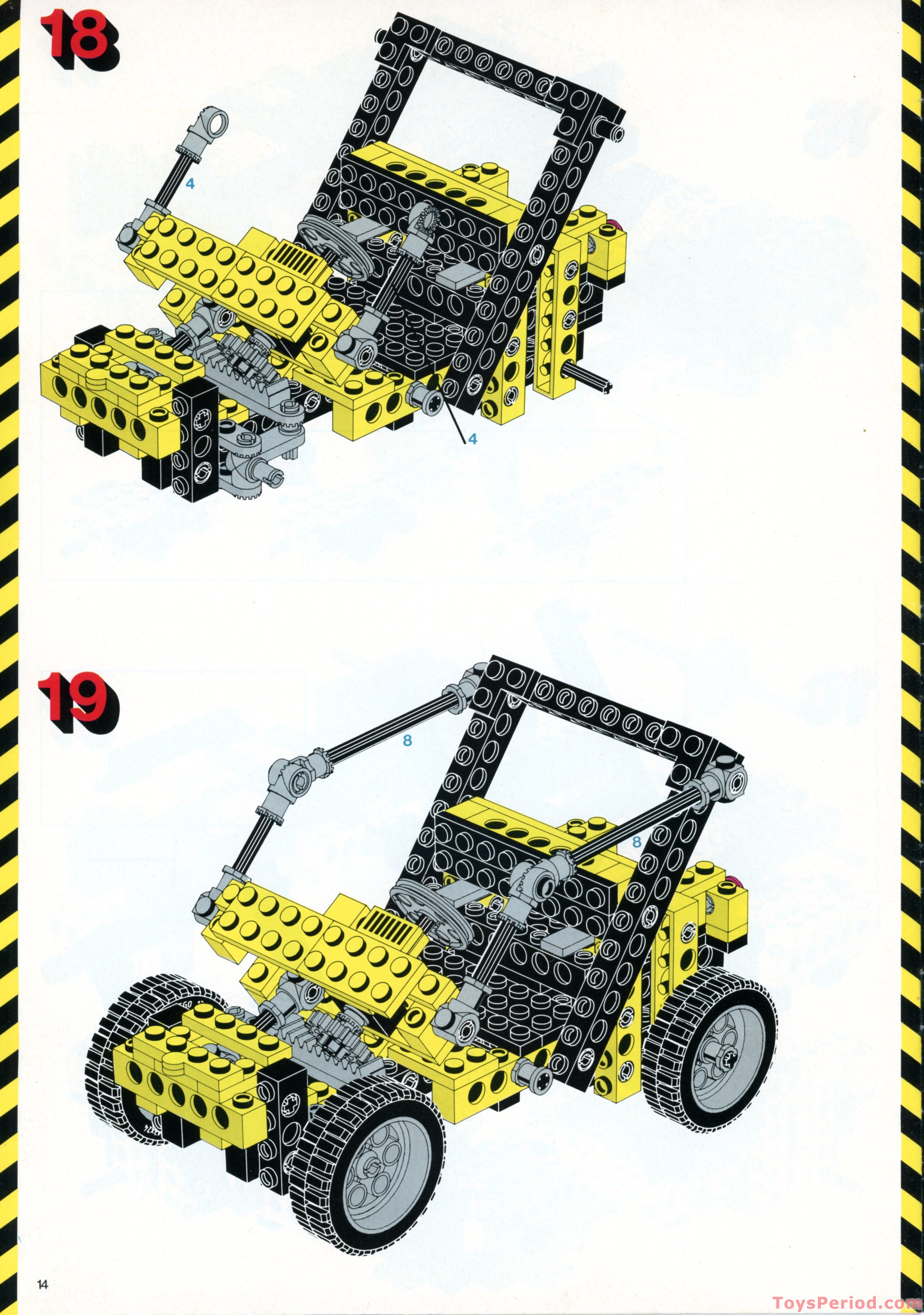 LEGO 8852 Robot Instructions and Parts List