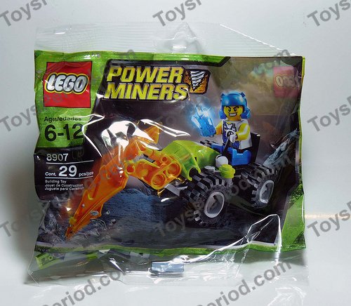 2009 Retired LEGO 8907 Power Miners Polybag Bag is Sealed//Unopened