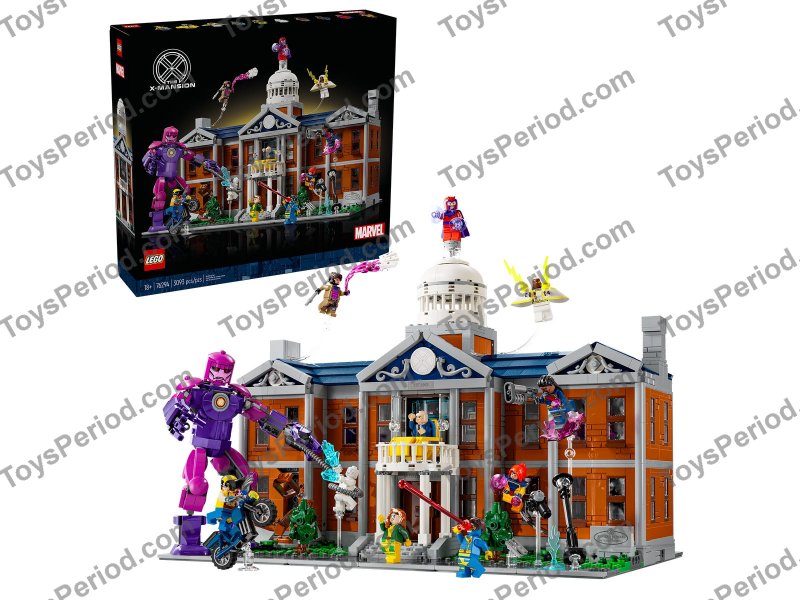 LEGO 76294 X-Men: The X-Mansion Set Parts List